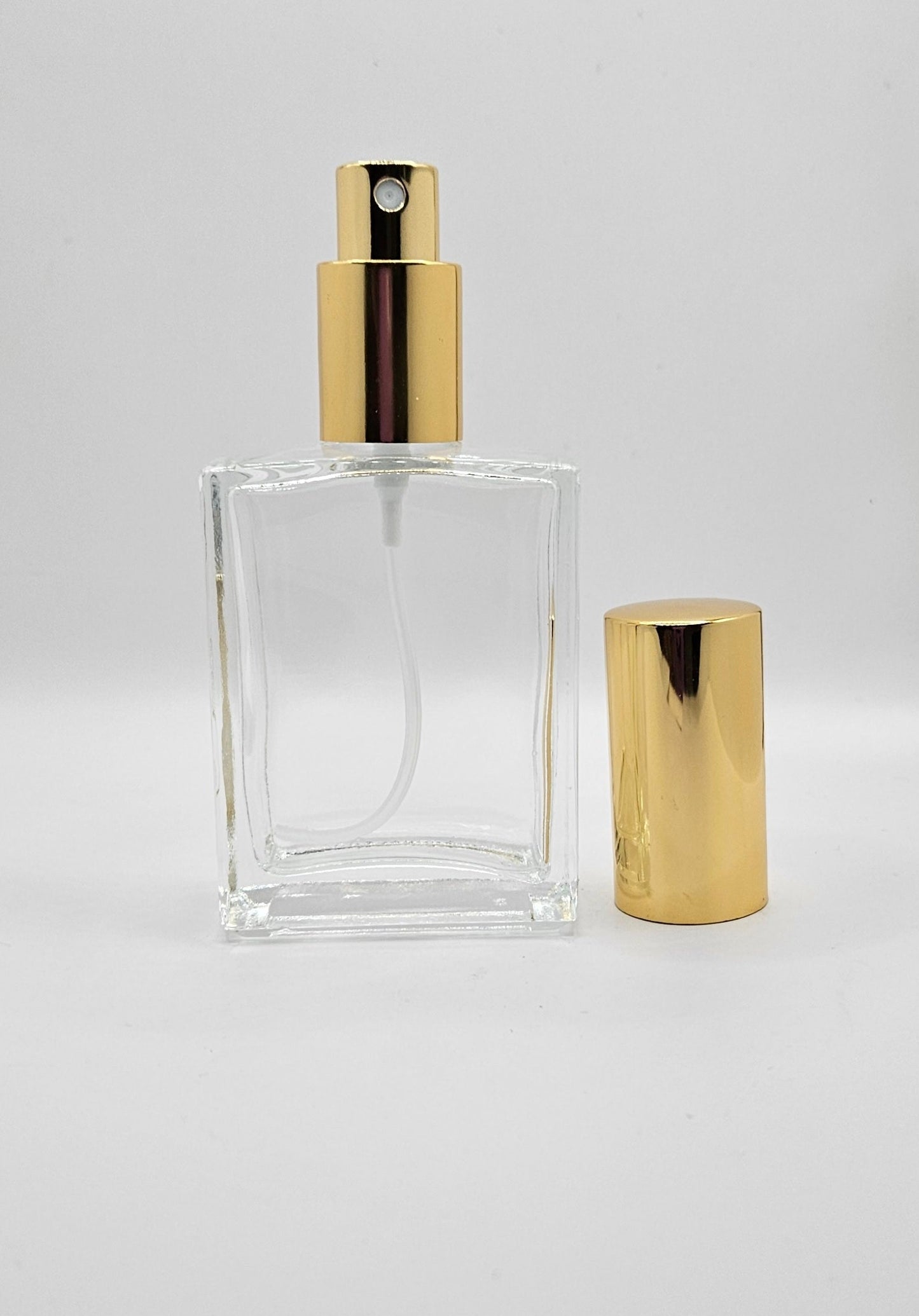 50ml (1.7oz) Empty Clear Glass Perfume Bottle